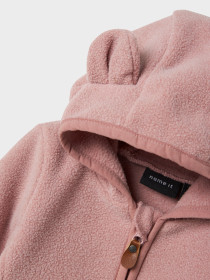 NAME IT Fleece Jakke Meeko Woodrose
